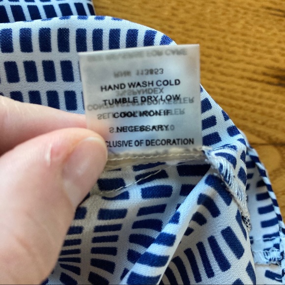 Pixley Navy/White Ombre Tank Top - Small - Picture 5 of 6